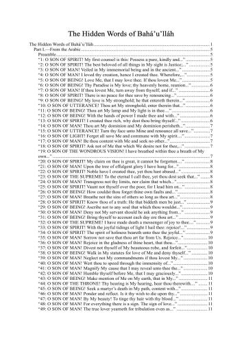 ﻿کلمات پنهان نوشته بهاءالله