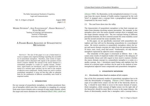 ﻿تجزیه و تحلیل مبتنی بر چارچوب از استعاره های سیناستتیک