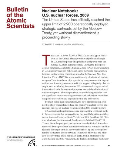 ﻿نیروهای هسته ای، 2009