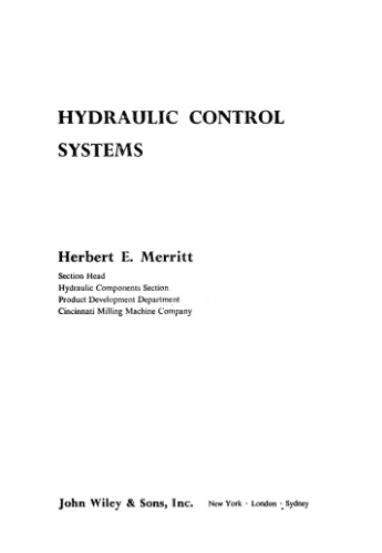 ﻿سیستم های کنترل هیدرولیک Herbert Merritt 1967-360 стр USA
