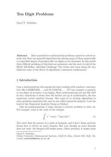 ده مشکل رقمی