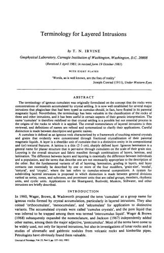 ﻿اصطلاحات برای نفوذهای لایه ای