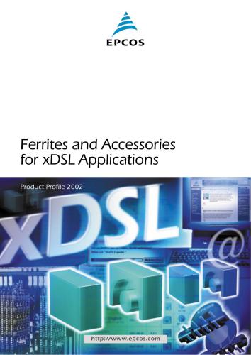 ﻿فریت ها و لوازم جانبی برای برنامه های xDSL