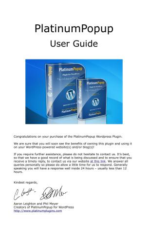 ﻿راهنمای کاربر پنجره پلاتین