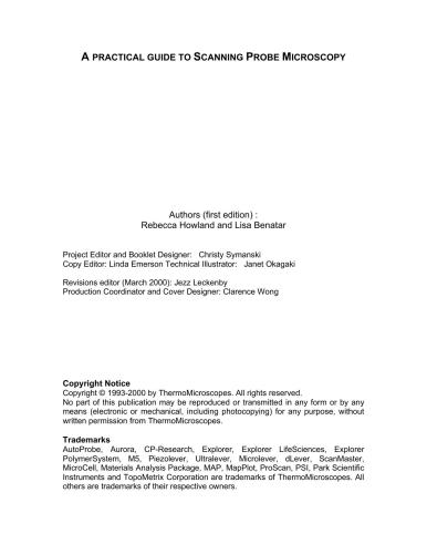 ﻿راهنمای عملی برای میکروسکوپ پروب روبشی