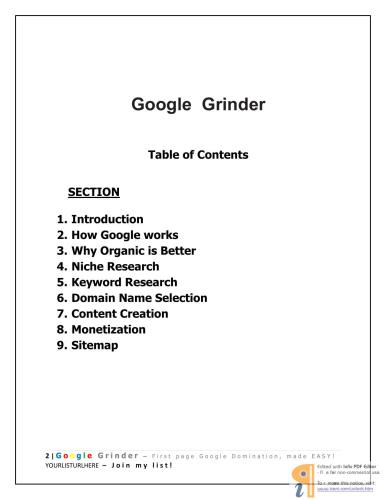 ﻿Google Grinder