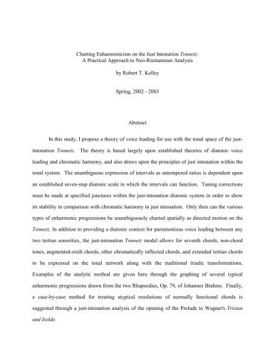 ﻿ترسیم هماهنگی در تنتز فقط لحن. رویکردی عملی به تحلیل نئوریمانی