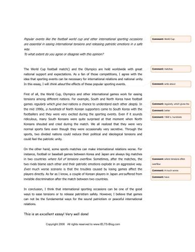 ﻿IELTS-blog.com. نمونه مقاله برای آیلتس