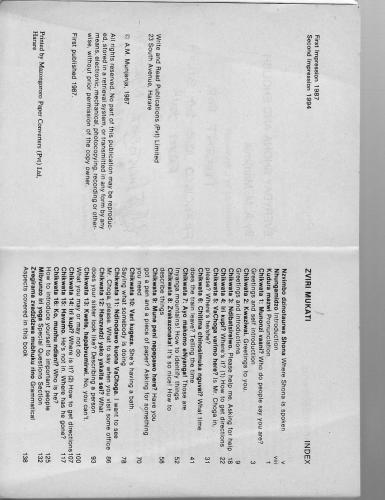 ﻿هر روز شونا و انگلیسی