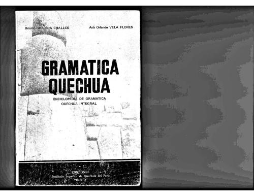 ﻿گرامر کچوا