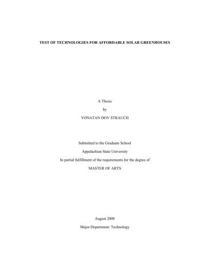 ﻿تست فناوری‌های گلخانه‌های خورشیدی مقرون‌به‌صرفه