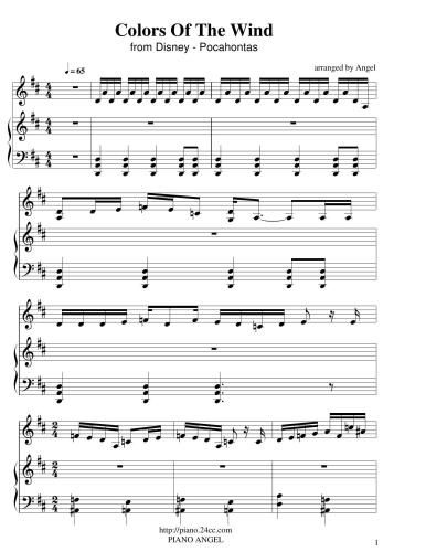 ﻿رنگهای باد (Pocahontas)