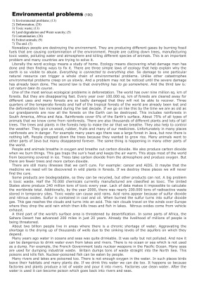 ﻿مشکلات زیست محیطی