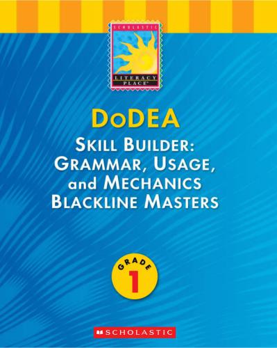 ﻿DoDea. سازنده مهارت: گرامر، کاربرد و مکانیک - کارشناسی ارشد خط سیاه (درجه 1 تا کلاس 6)