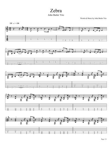 جان باتلر - گورخر