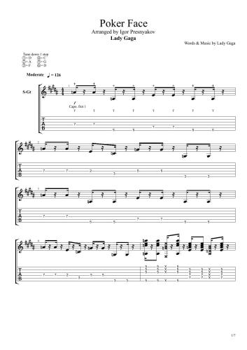 ﻿لیدی گاگا - چهره پوکر (Игорь Пресняков)