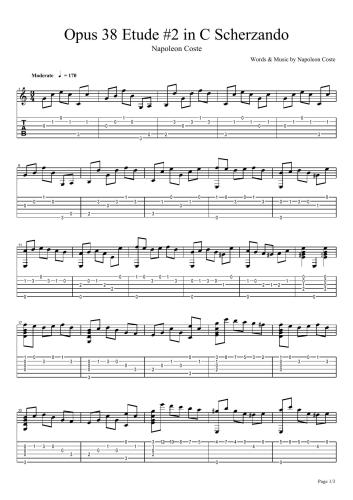 ﻿Opus 38 Etude #2 در C Scherzando