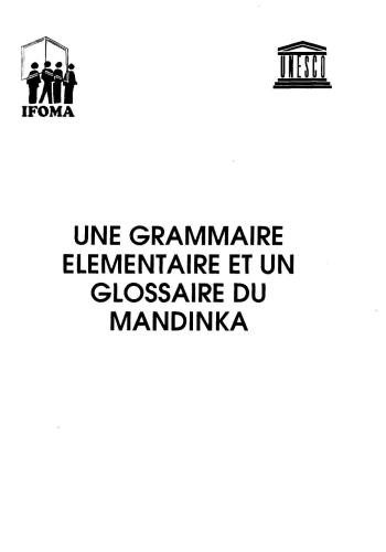 ﻿گرامر ابتدایی و واژه نامه ماندینکا