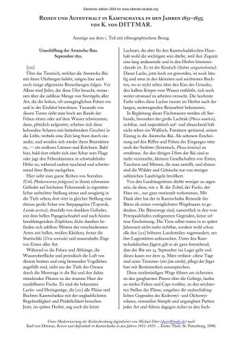 سفر و اقامت در کامچاتکا در سالهای 1851-1855