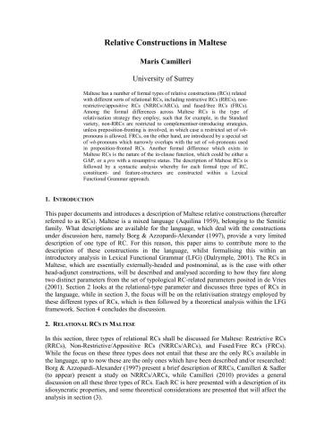 ﻿ساخت و سازهای نسبی در مالتی