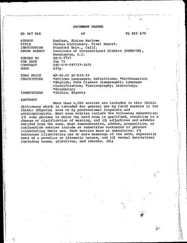 ﻿دیکشنری Ibibio