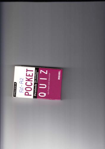 ﻿مسابقه جیبی آلمانی برای خارجی ها، گرامر: 150 پرسش و پاسخ