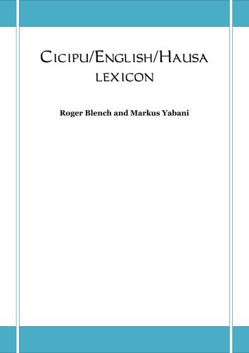 ﻿Cicipu/English/Hausa Lexicon