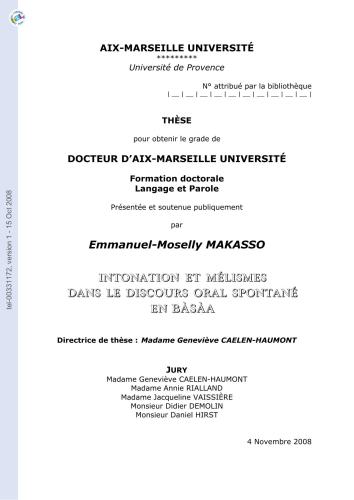 ﻿لحن و ملیسم در گفتار شفاهی خودانگیخته در باسا