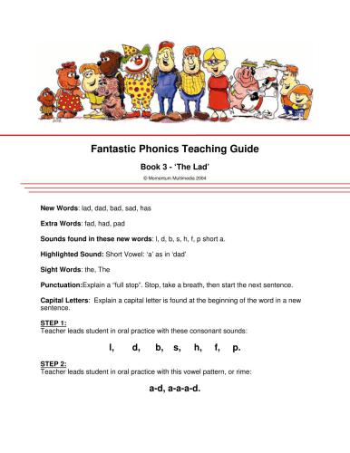 ﻿زود خواندن: شماره 3 پسر بچه (راهنمای معلم)