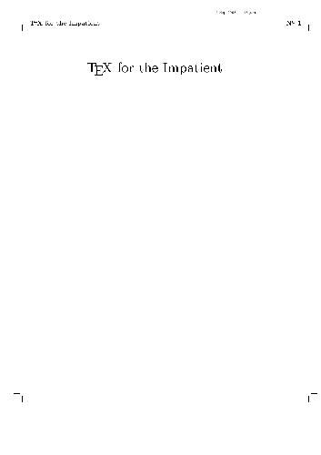 TeX برای بی قراری