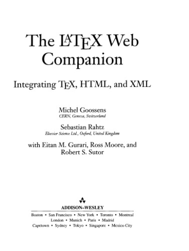 وب کم LaTex: ادغام TeX، HTML و XML