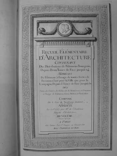 ﻿recueil Elementaire d’Architecture (тоr 4)