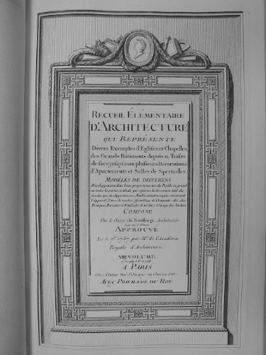 ﻿recueil Elementaire d’Architecture (тоr 8)