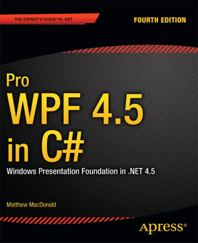﻿Pro WPF 4.5 در C#: Windows Presentation Foundation در NET 4.5