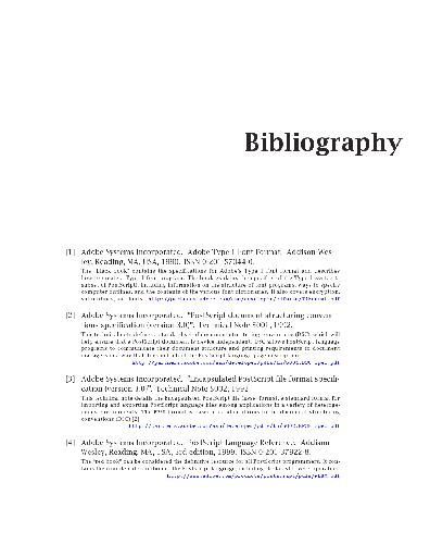 فقط همراه کتاب LaTeX ، کتابشناسی