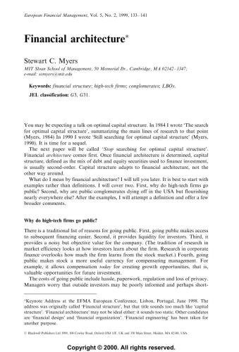 ﻿معماری مالی