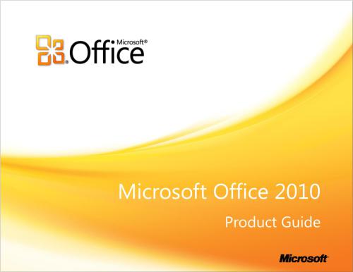 ﻿راهنمای محصول Microsoft Corp. Microsoft Office 2010