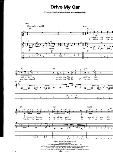 ﻿Beatles - Rubber Soul - نسخه ضبط شده گیتار