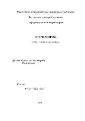 ﻿سابقه بیماری پودل. بیماری سنگ کیسه صفرا (کللیتیازیس)