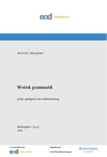 ﻿دستور زبان Wotic، پروفسور زبان و فهرست کلمات