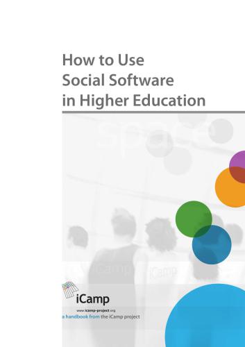 نحوه استفاده از نرم افزارهای اجتماعی در آموزش عالی