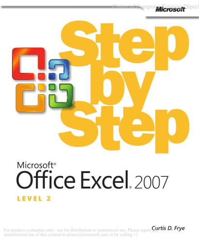 ﻿Microsoft Office Excel 2007 گام به گام. سطح 2
