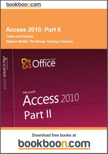 ﻿Access 2010. قسمت دوم. جداول و پرس و جو