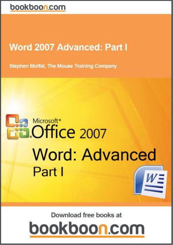 ﻿Word 2007 Advanced. قسمت اول