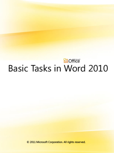 ﻿وظایف اصلی Microsoft Corp. در Word 2010