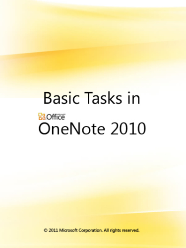 ﻿وظایف اصلی Microsoft Corp. در OneNote 2010