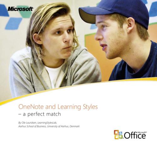 ﻿OneNote و سبک های یادگیری - یک تطابق کامل