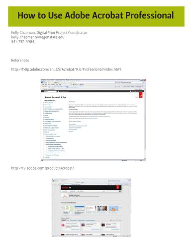 نحوه استفاده از Adobe Acrobat Professional