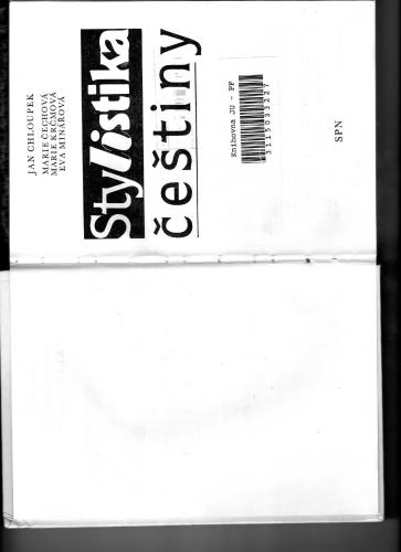 ﻿سبک شناسی زبان چک