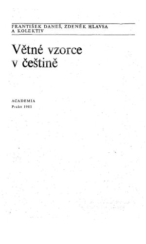 ﻿الگوهای جمله در چک